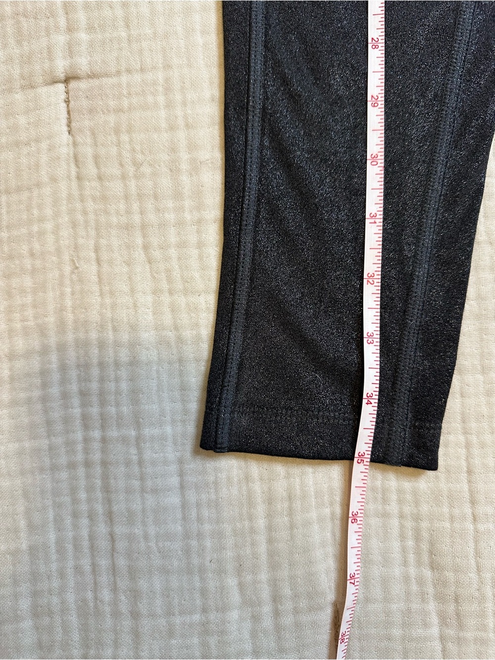 PINK Victoria's Secret Black Shimmery Leggings/yoga pants - Picture 5 of 6